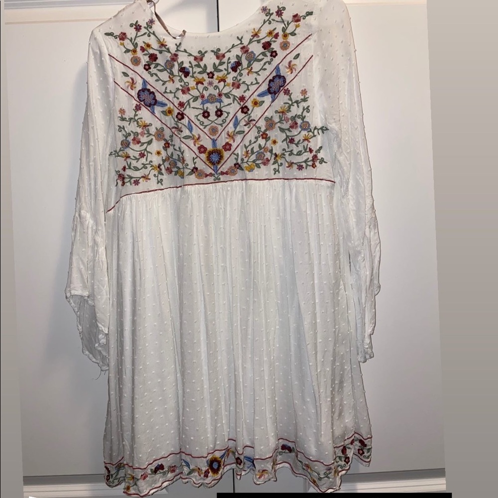 White babydoll dress